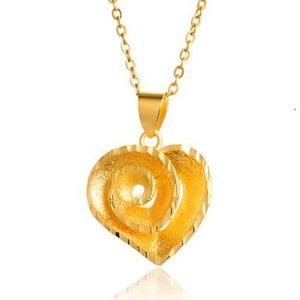 18K Gold Plated Heart Necklace